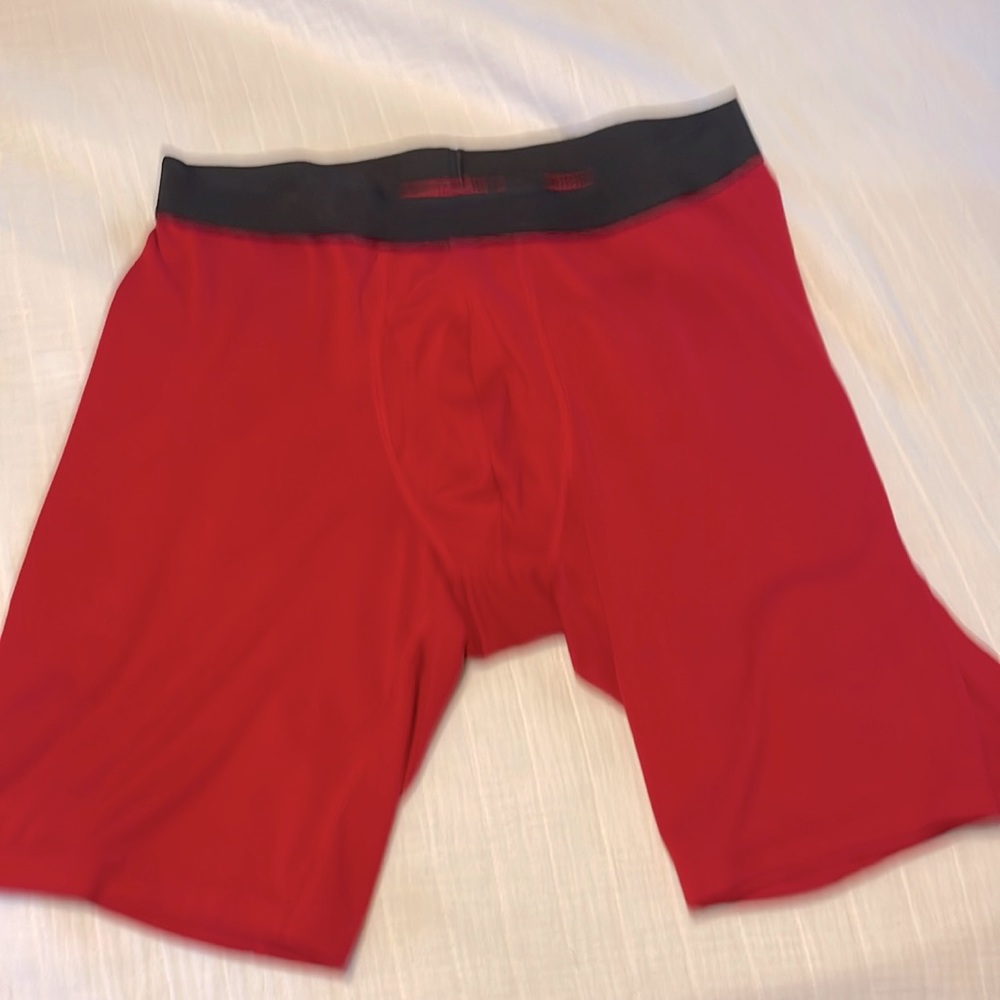 Athletic Works red long boxer briefs